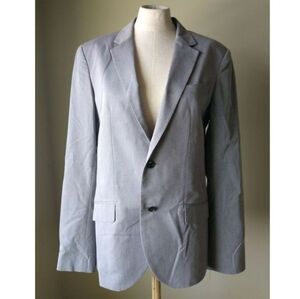 A|X Armani Exchange Grey Men's Sport Coat Jacket Blazer Linen -Viscose sz.42